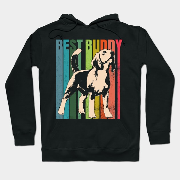 Vintage Best Buddy Hoodie by Xamgi